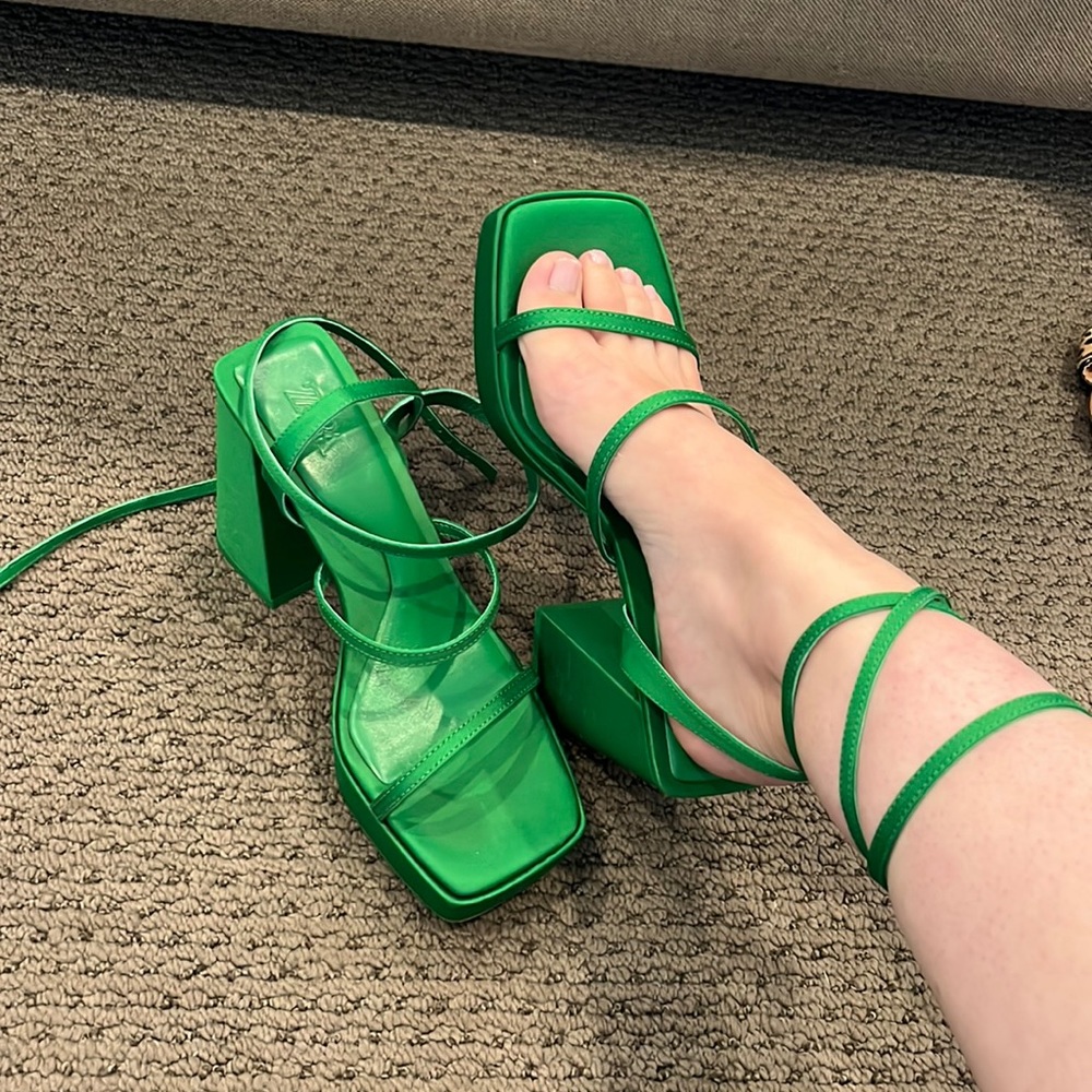 Zara strappy heels